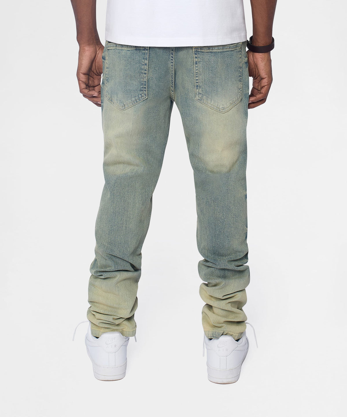 Weekender Distressed Skinny Jeans - Medium Indigo | Reason Clothing Premium
