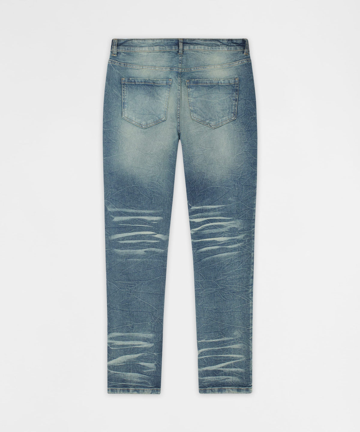 Breakaway Distressed Skinny Jeans - Blue | Reason Clothing Everyday