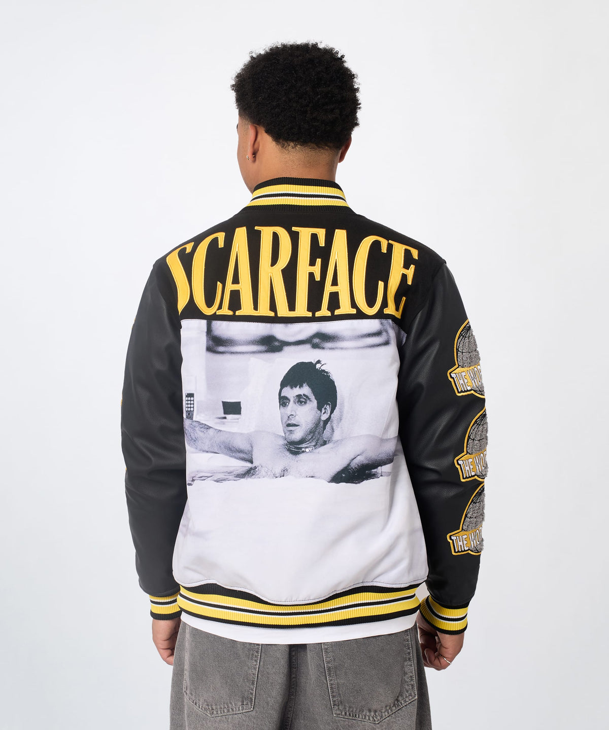 Scarface PU Varsity Jacket | Reason Clothing Exclusive
