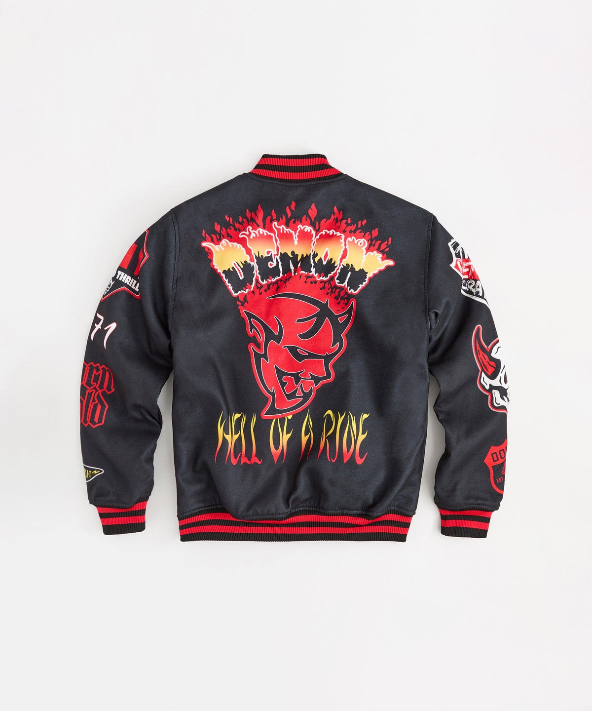 Dodge Demon Varsity Jacket - Black | Reason Clothing Smart Buy