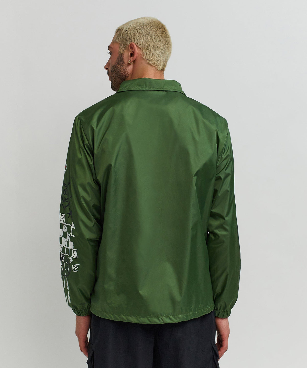 Gritty Coaches Jacket - Olive Greeen | Reason Clothing Classic