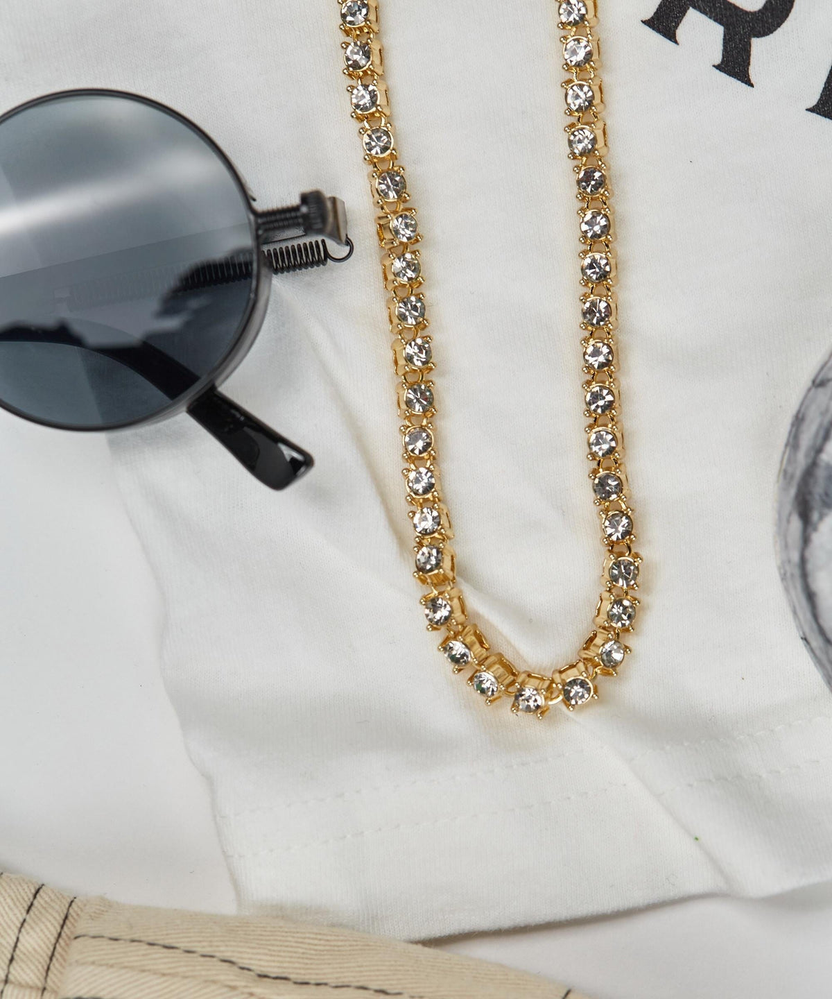 Tennis Diamond Chain Necklace | Reason Clothing Customer Favorite
