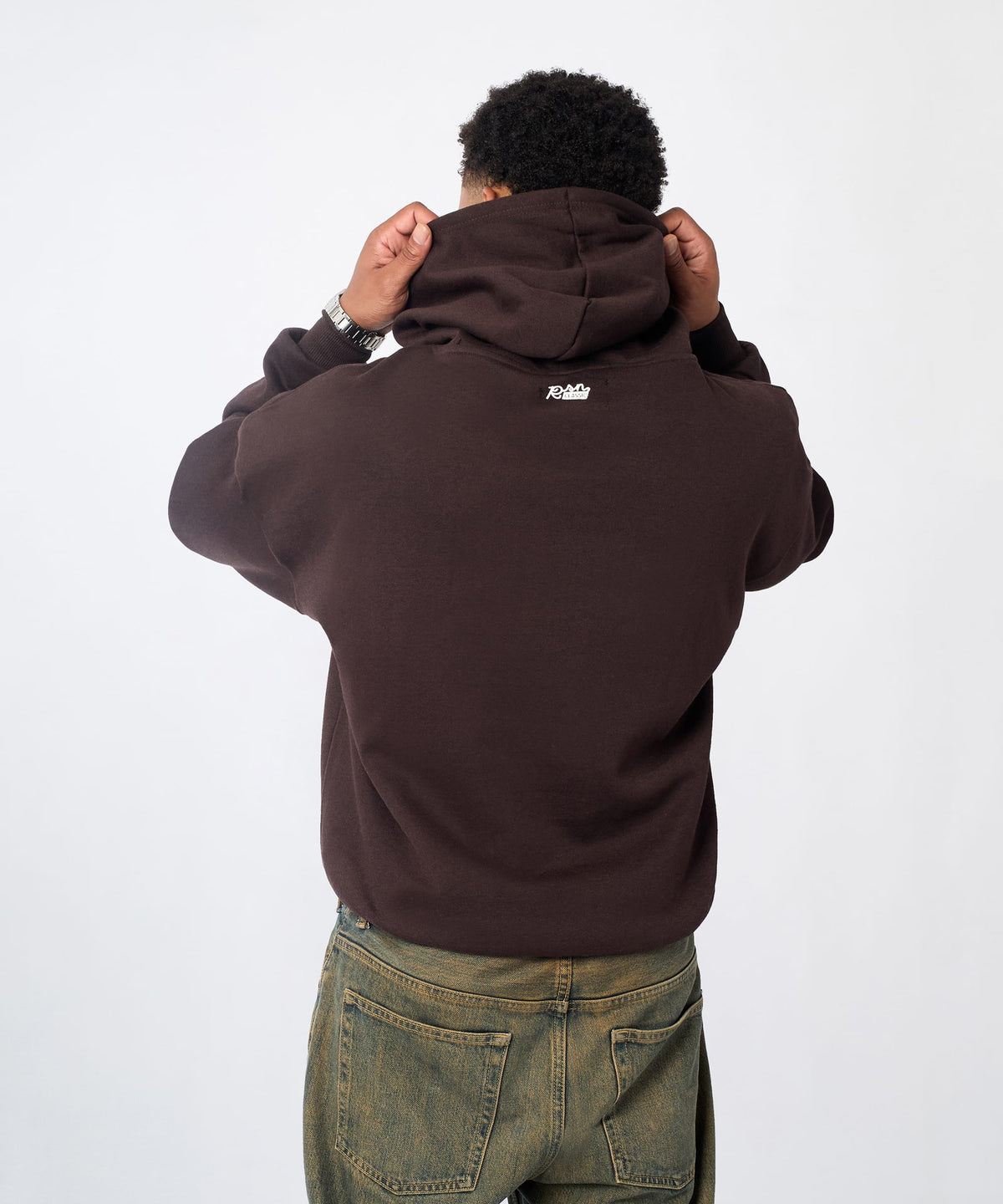 Essential Pull Over Boxy Fit Hoodie - Brown | Reason Clothing Sale