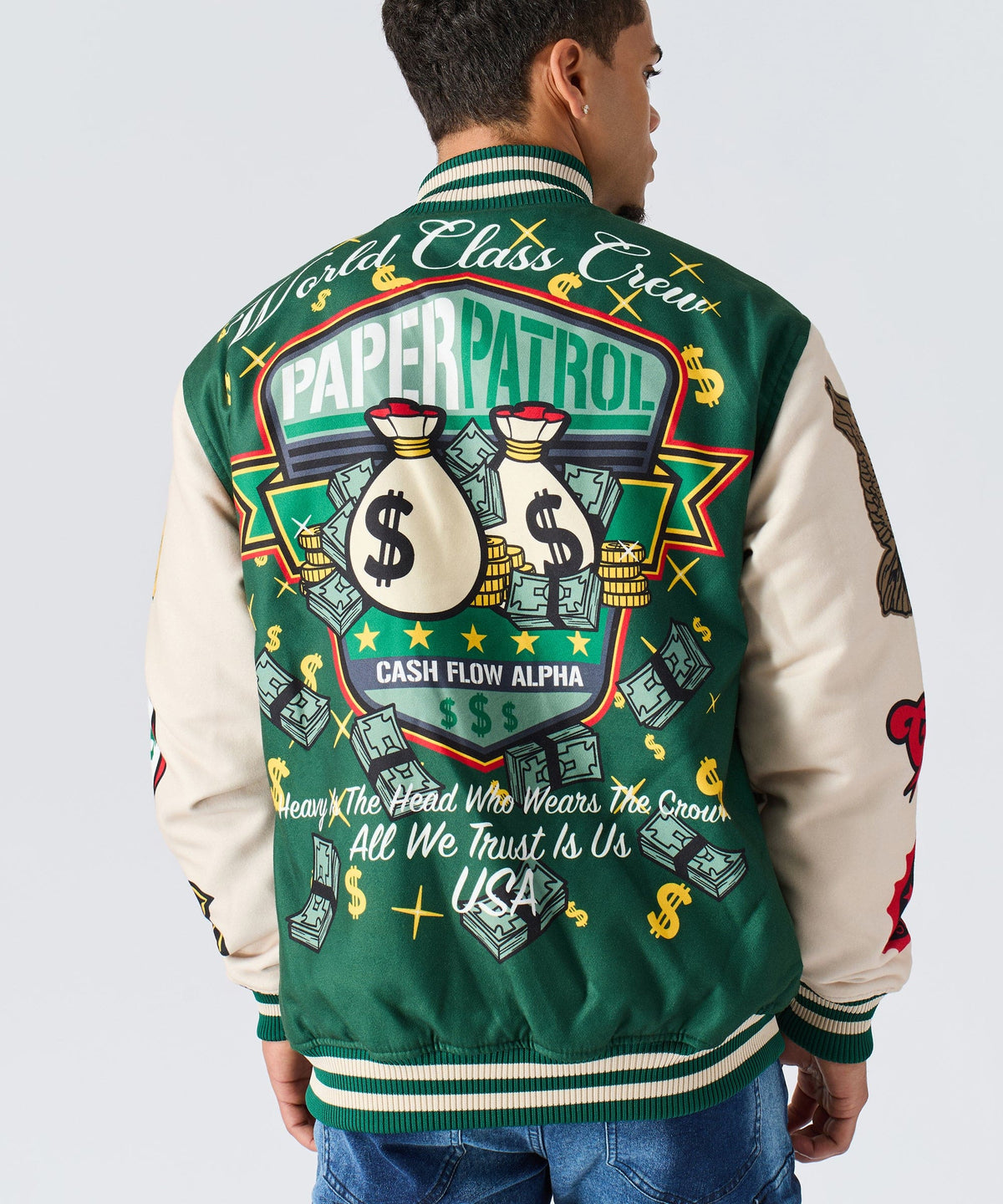 Cash Flow Varsity Jacket | Reason Clothing Popular