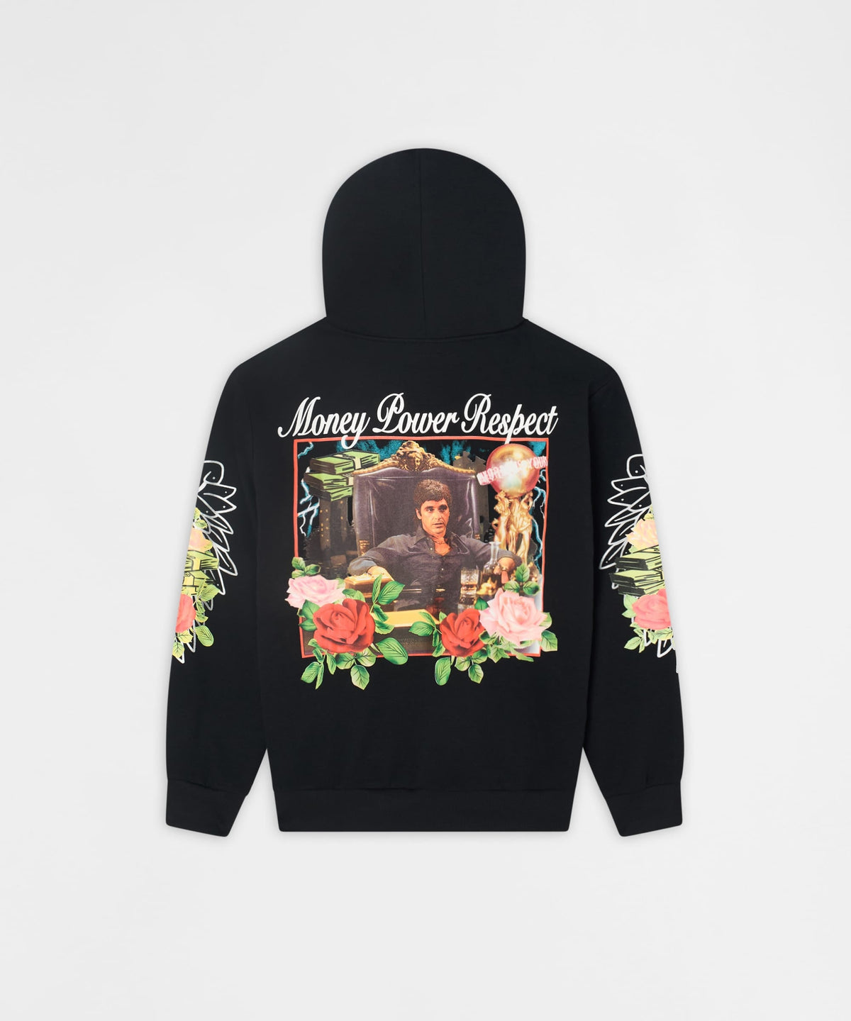 Scarface Roses Hoodie - Black | Reason Clothing Best Price
