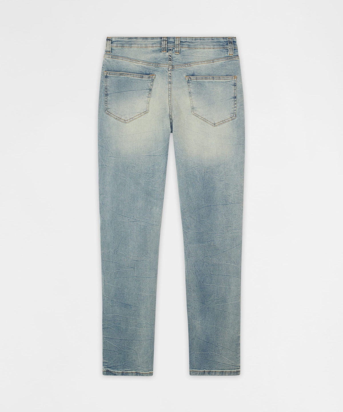 Essential Distressed Skinny Jeans - Medium Blue | Reason Clothing Customer Favorite