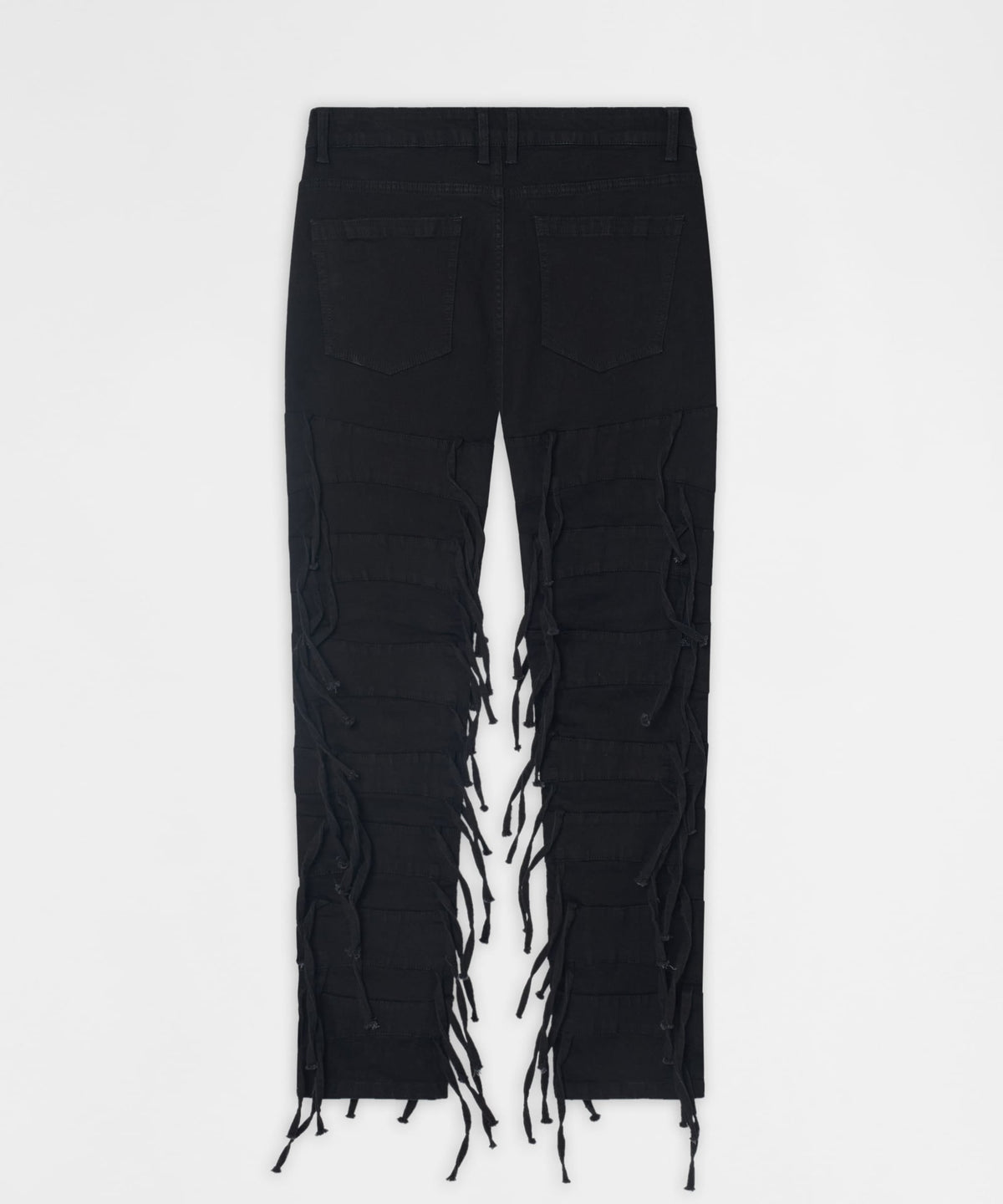 Fringe Skinny Jeans - Black | Reason Clothing Latest