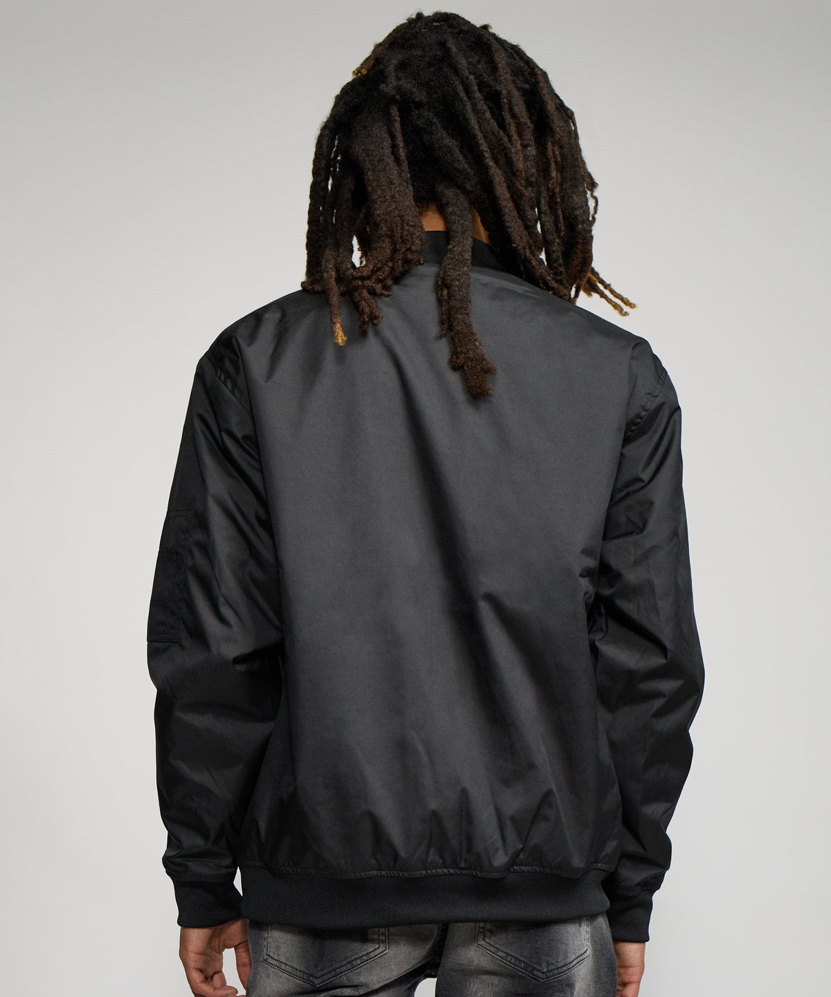 Destroyer Nylon Bomber Jacket - Black | Reason Clothing New