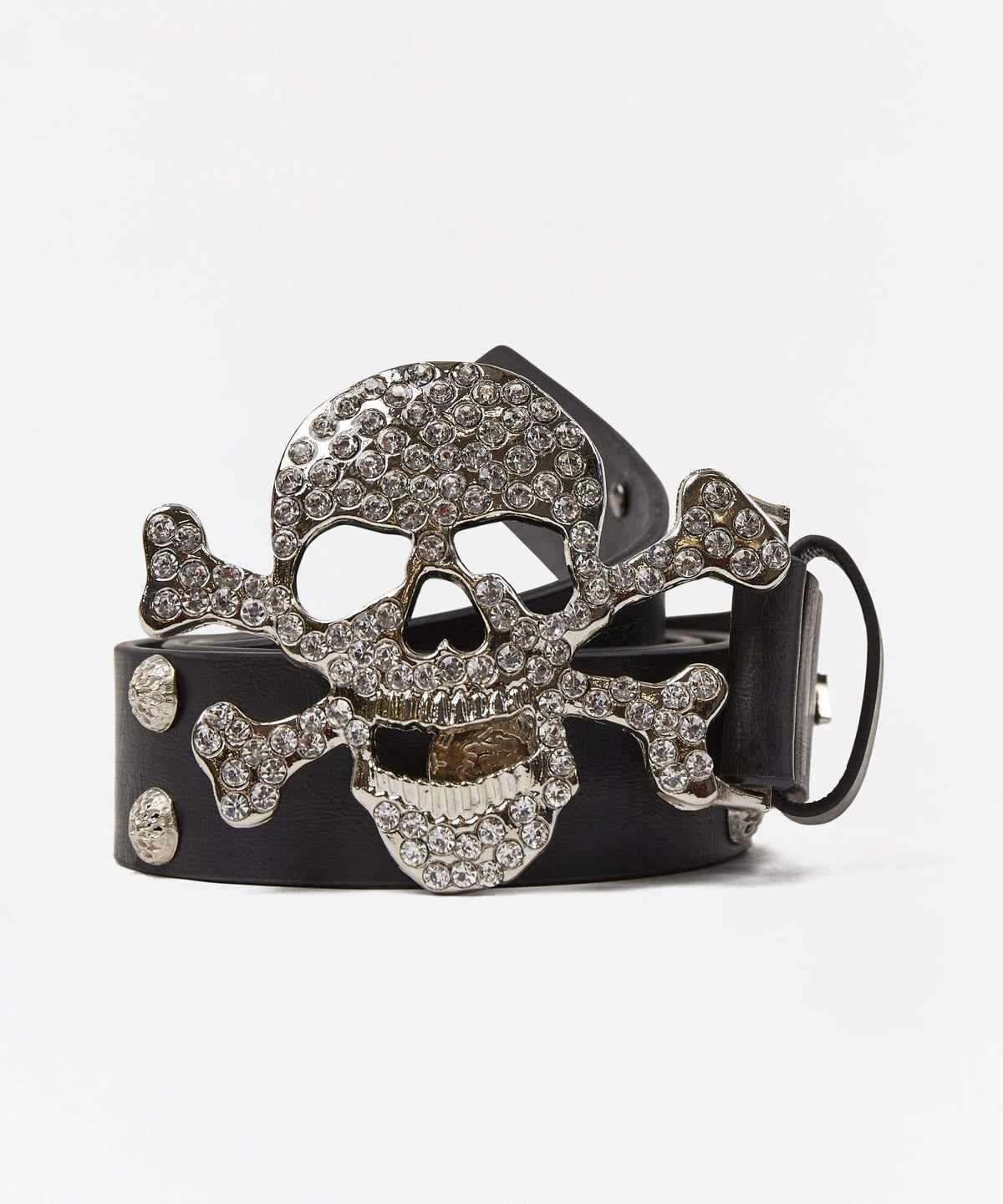 Skully Faux Leather Belt | Reason Clothing Sale