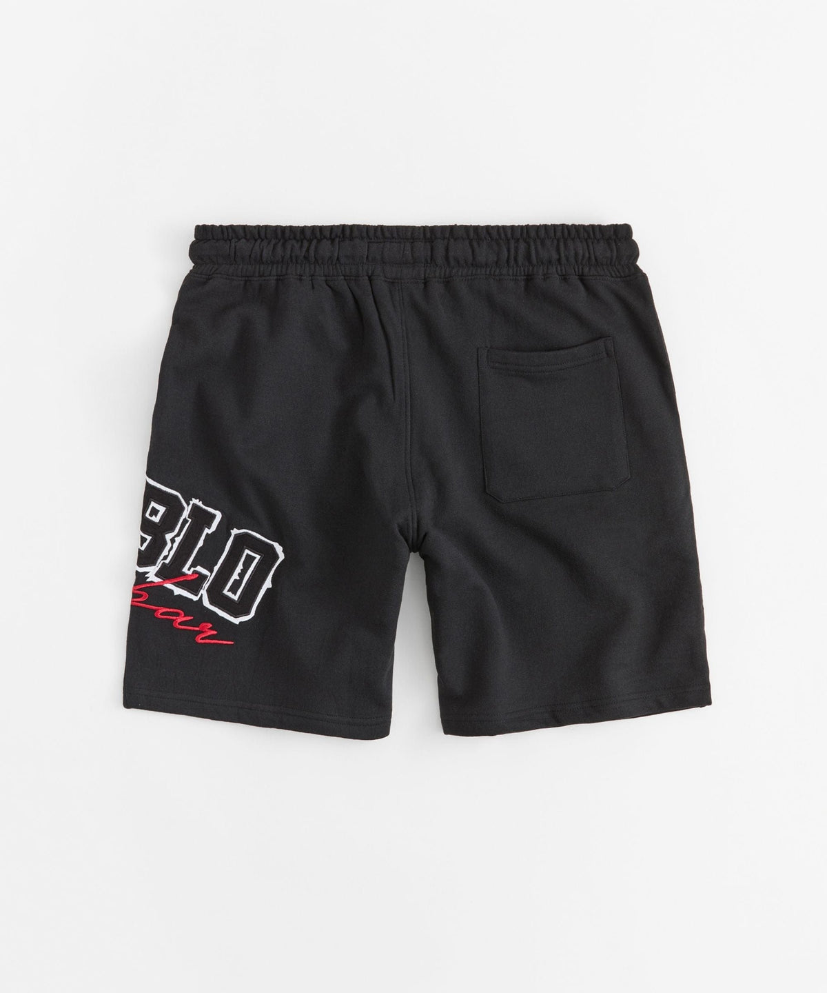 Pablo Mugshot Applique Short - Black | Reason Clothing Customer Favorite