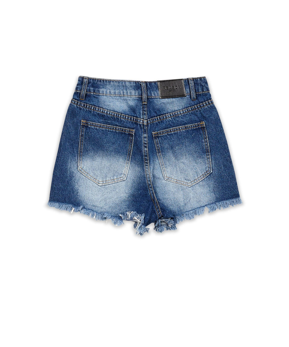 Victoria Women's Denim Shorts - Blue | Reason Clothing Discount