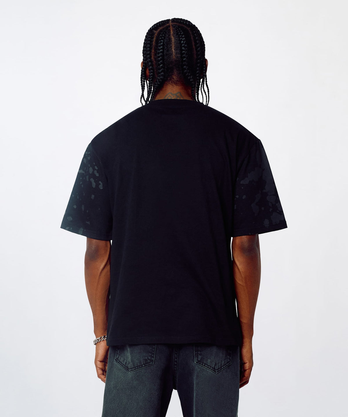 Monocle Rhinestone Tee - Black | Reason Clothing Latest