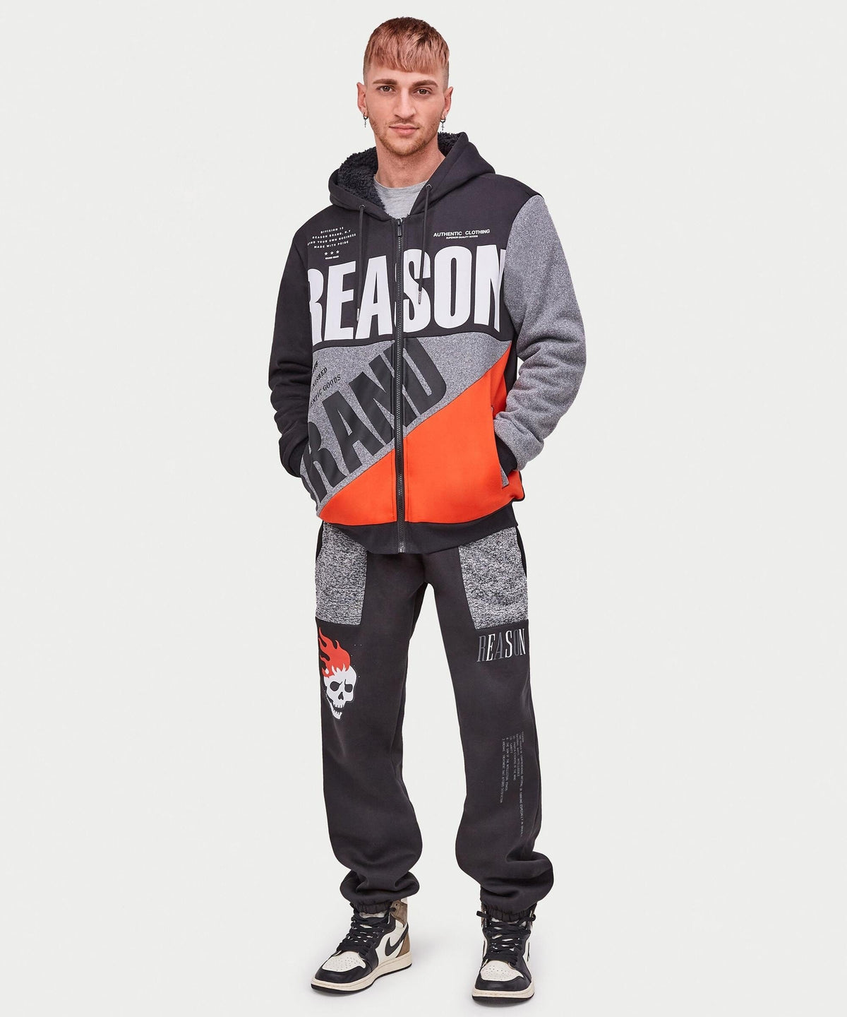 Brad Zip Up Sherpa Hoodie | Reason Clothing Recommended
