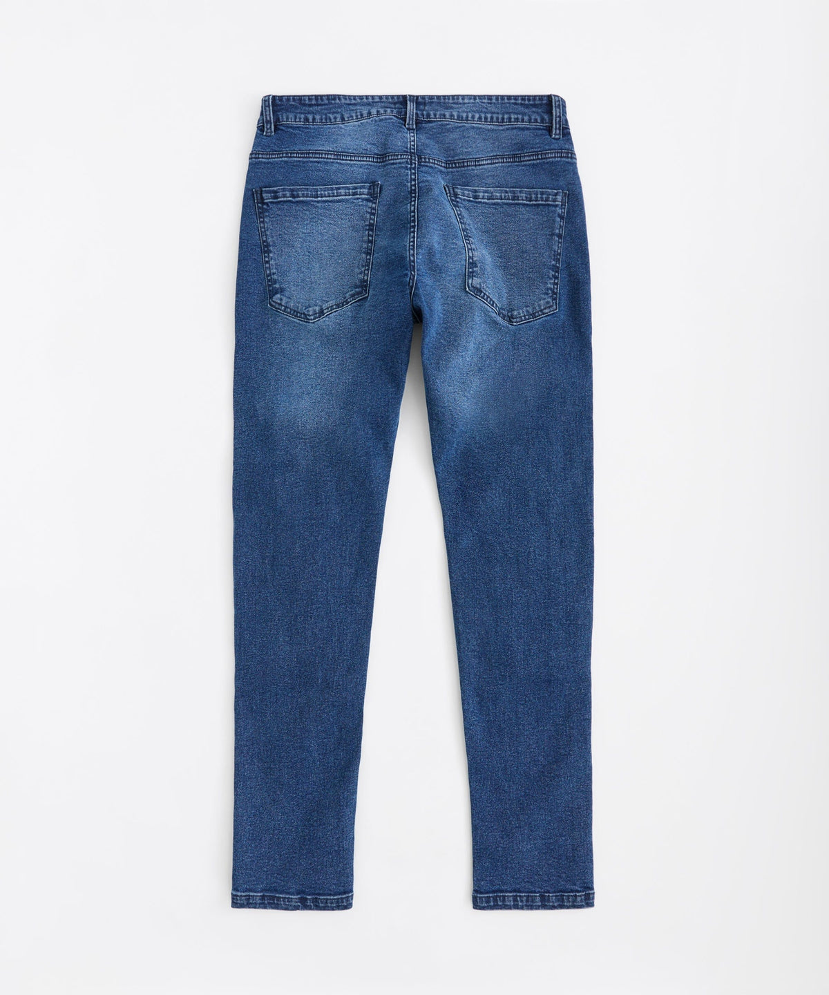 Classic Distressed Skinny Jeans - Medium Blue | Reason Clothing Trending