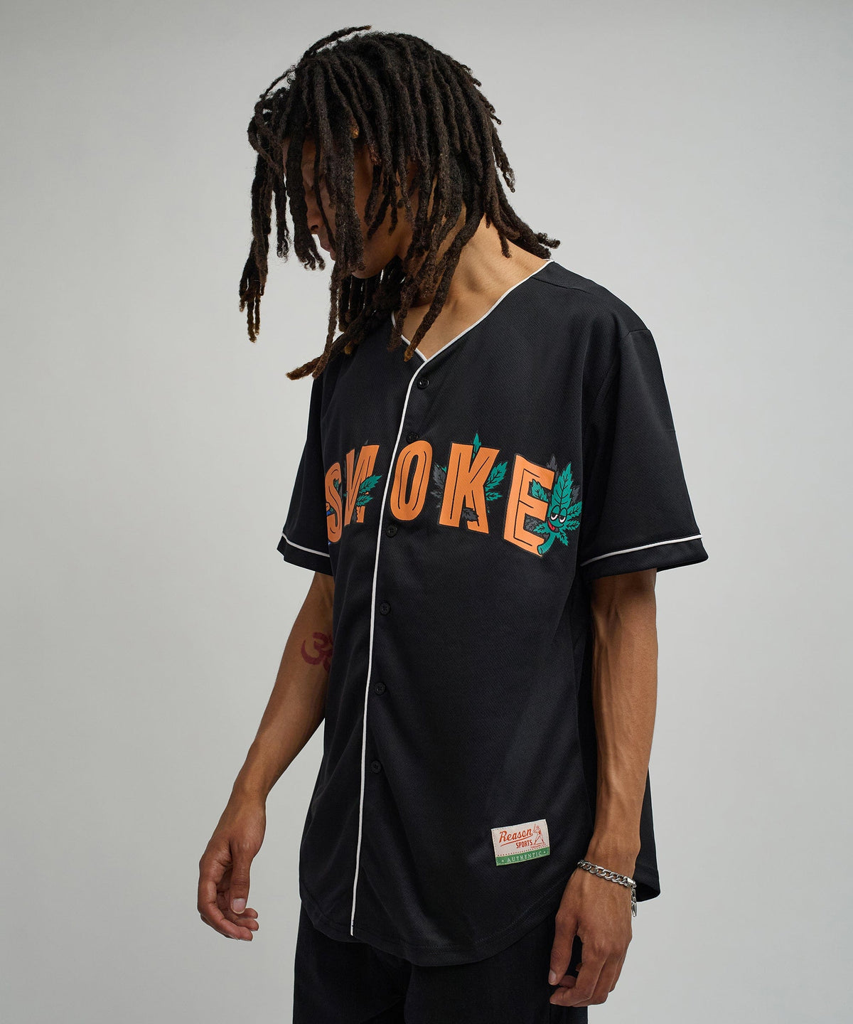 Smoke Baseball Jersey | Reason Clothing Best Price