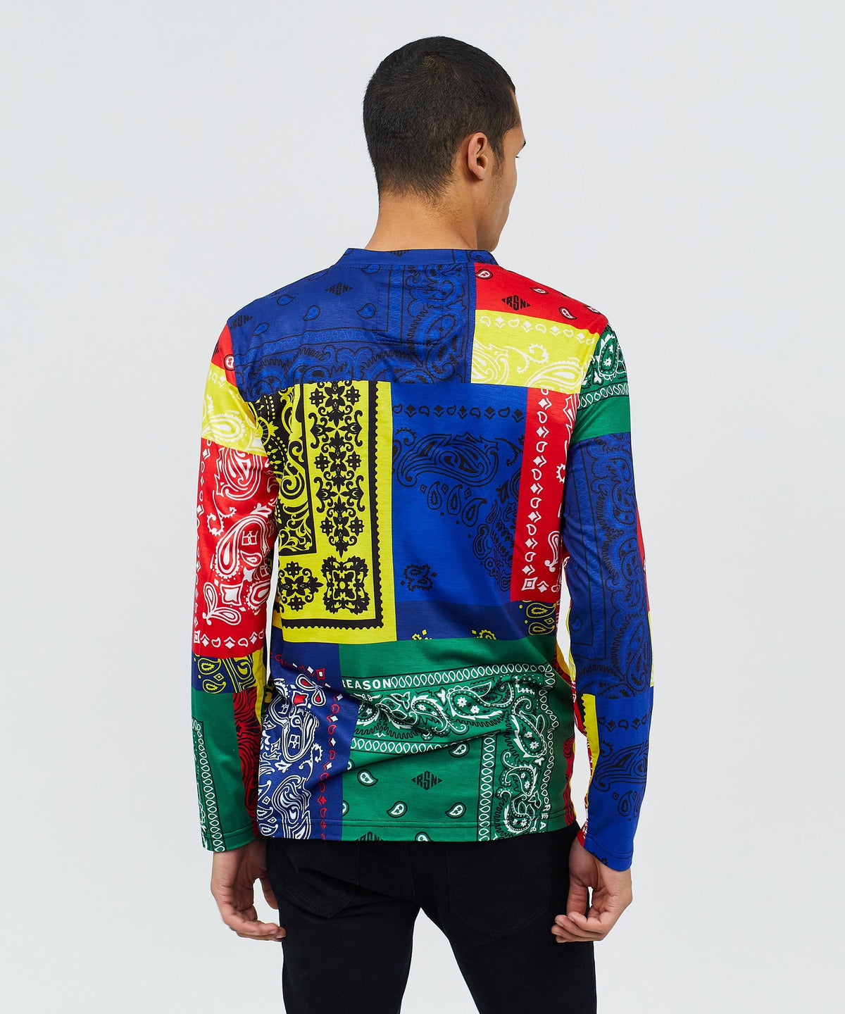 Bandana Multi Colored Long Sleeve Tee | Reason Clothing Trusted