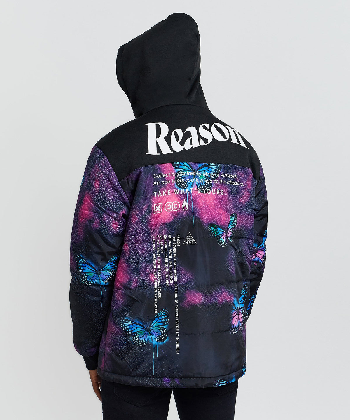 Butterfly Hybrid Logo Jacket With Hoodie | Reason Clothing Sale