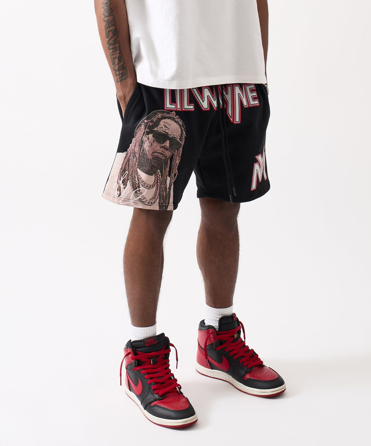 Lil Wayne Fleece Short - Black | Reason Clothing Best Price