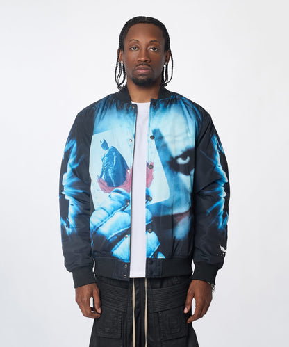 Dark Knight Varsity Jacket - Black | Reason Clothing Premium