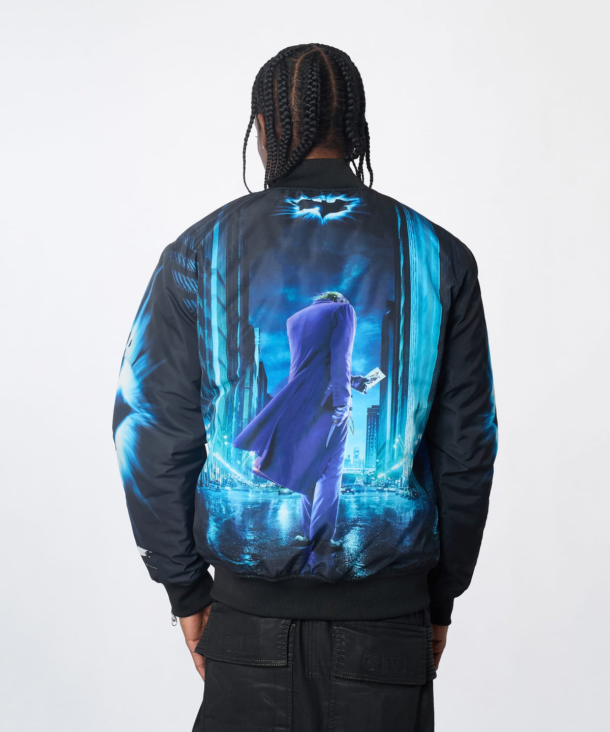 Dark Knight Varsity Jacket - Black | Reason Clothing Premium