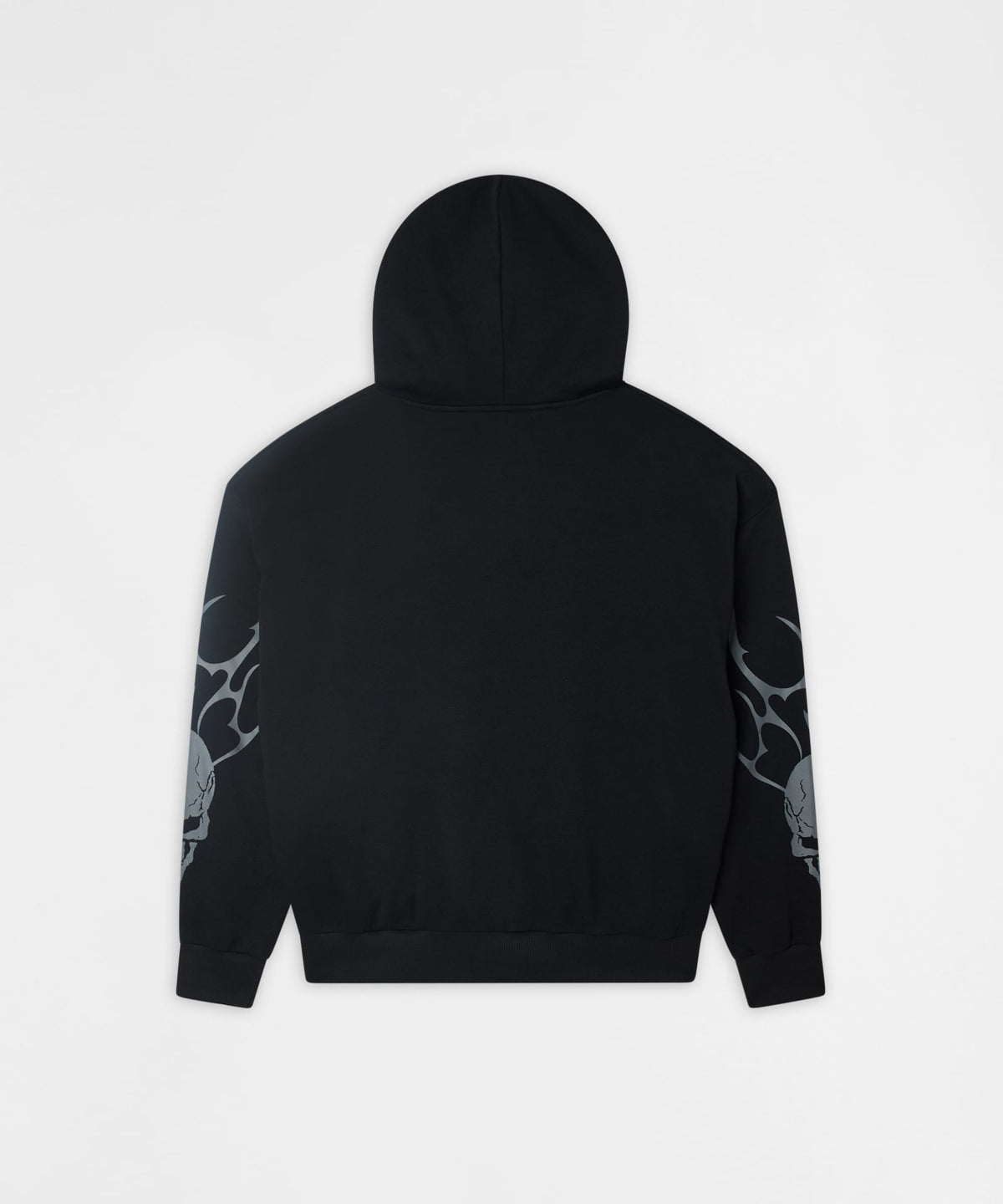 Sin Again PU Applique Hoodie - Black | Reason Clothing Exclusive