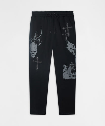 Sin Again PU Applique Pants - Black | Reason Clothing Top Pick