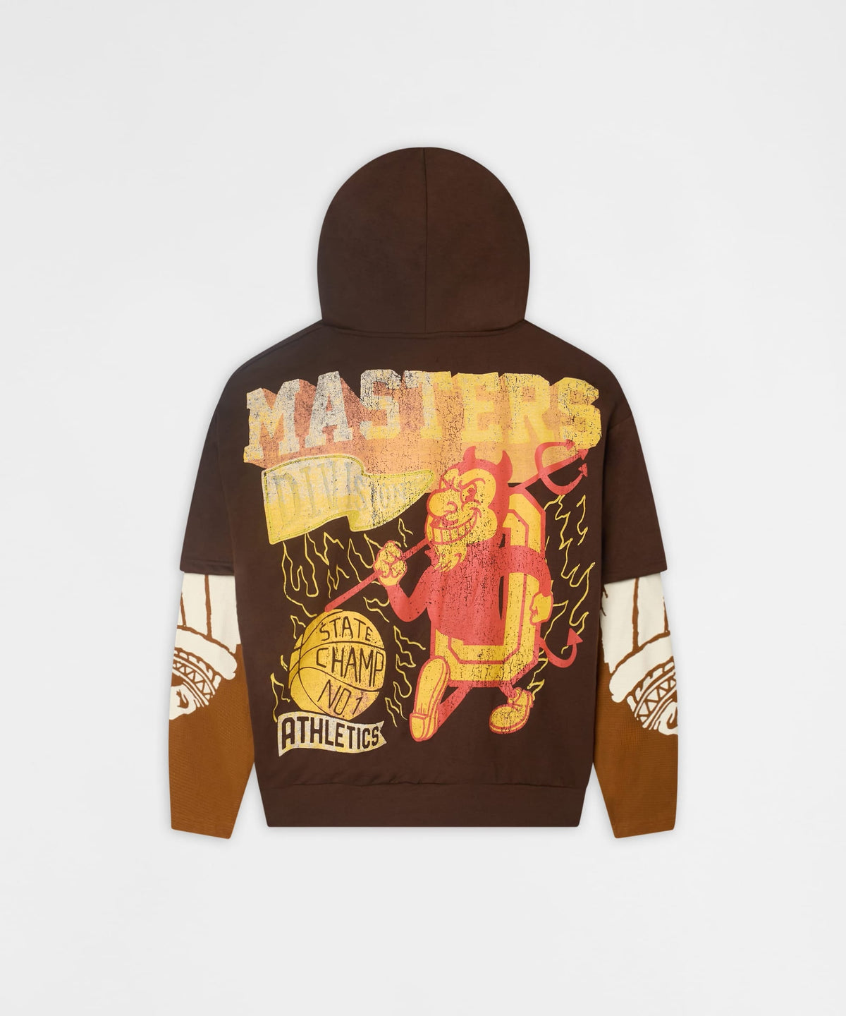 Masters 2fer Pullover Hoodie - Brown | Reason Clothing Deals