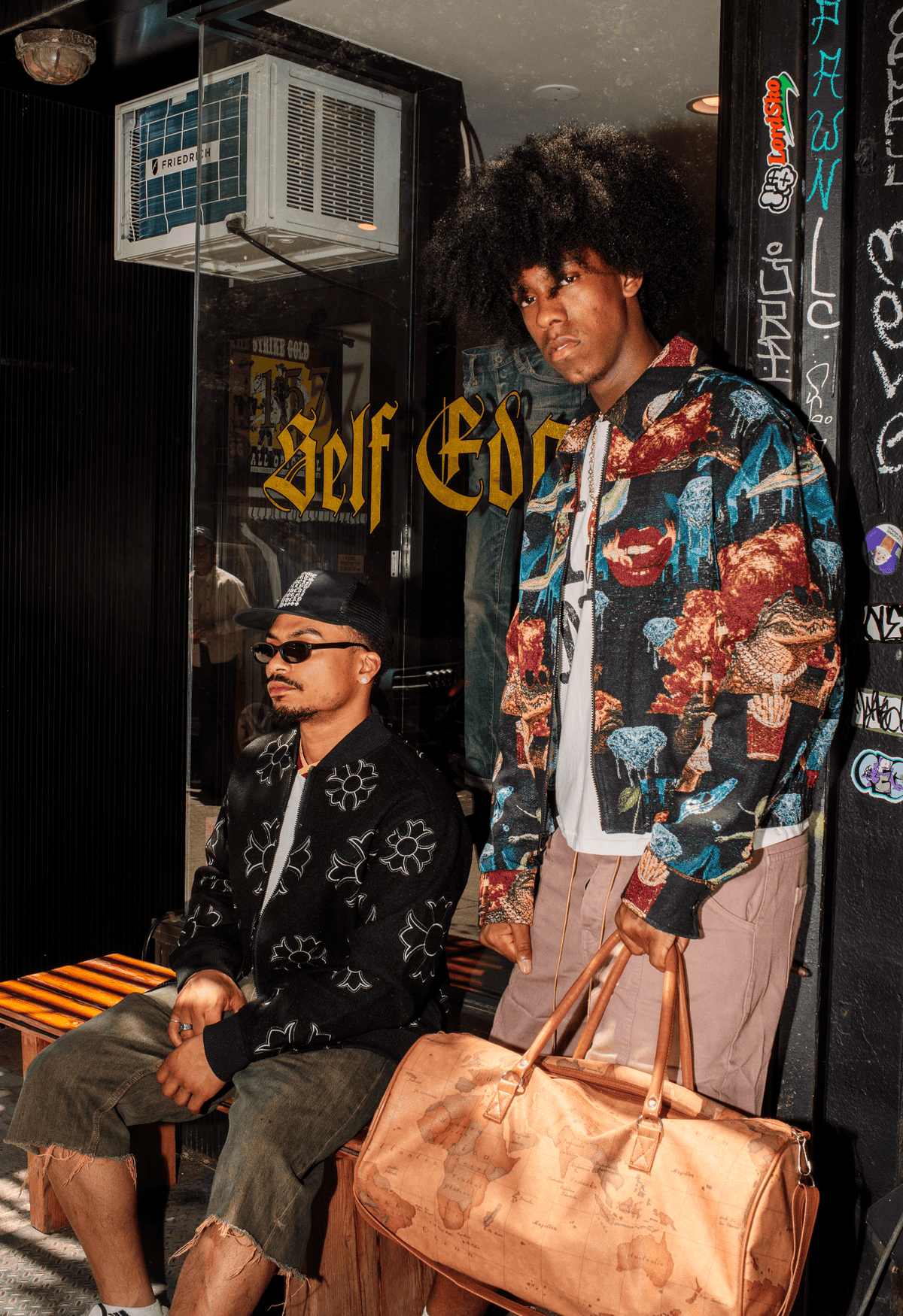 Surreal Dream Tapestry Varsity Jacket - Black | Reason Clothing Trusted