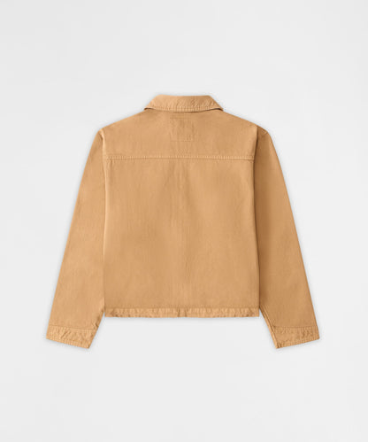 Studded Denim Jacket - Khaki | Reason Clothing Classic