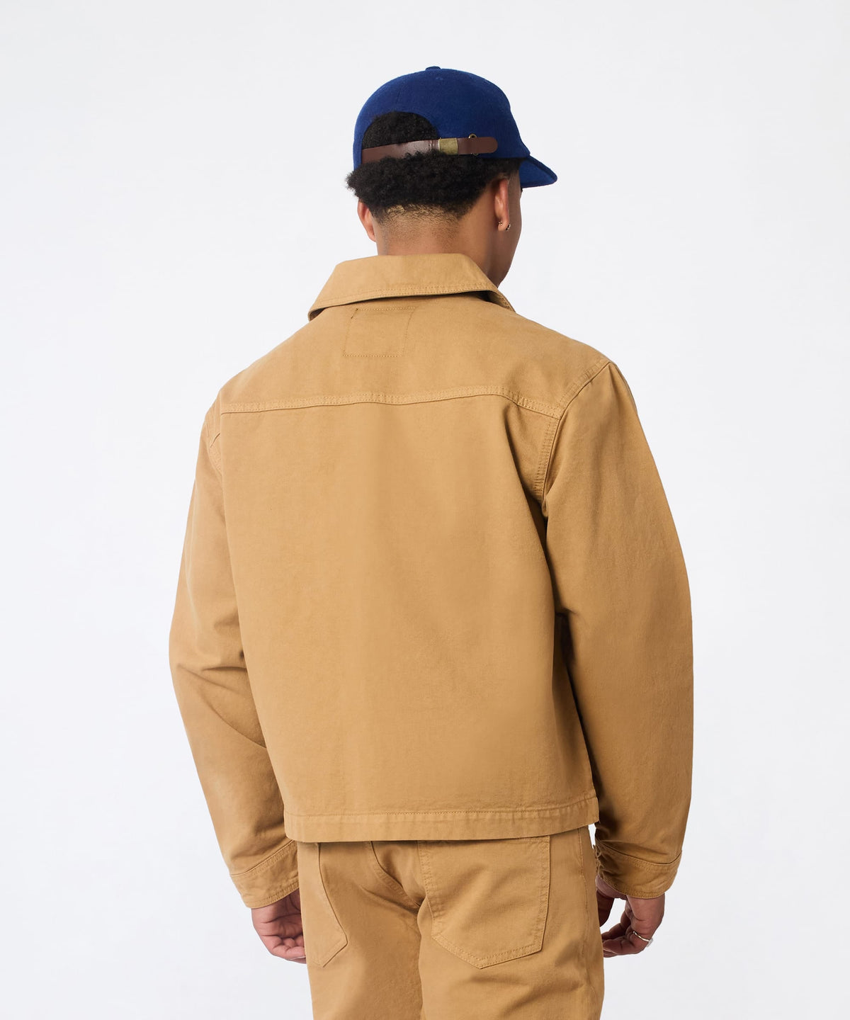Studded Denim Jacket - Khaki | Reason Clothing Classic