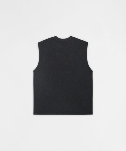 Built For Chaos Muscle Tee - Washed Black | Reason Clothing Great Value