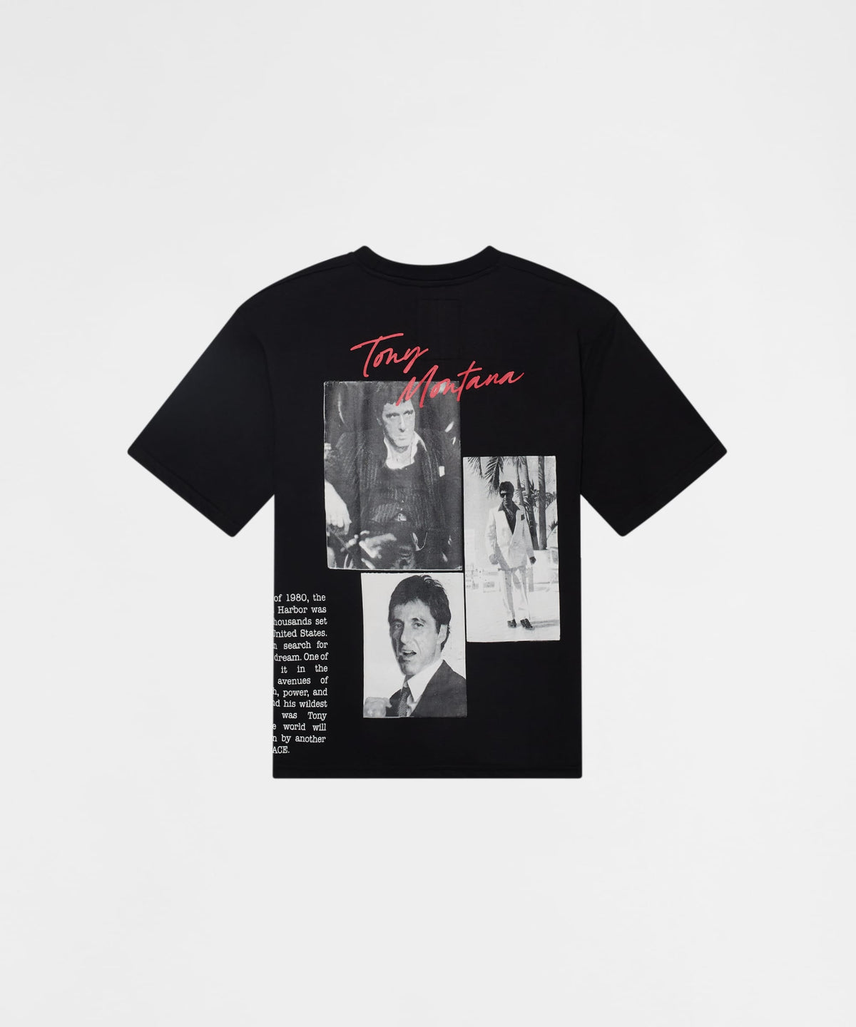 Scarface Washed Short Sleeve Tee - Black | Reason Clothing Special Offer