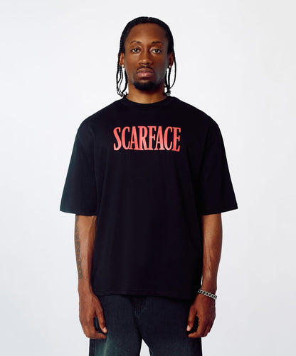 Scarface Washed Short Sleeve Tee - Black | Reason Clothing Special Offer
