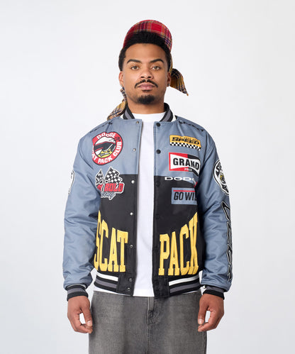 Dodge Scatpack Racing Varsity Jacket - Black | Reason Clothing Everyday
