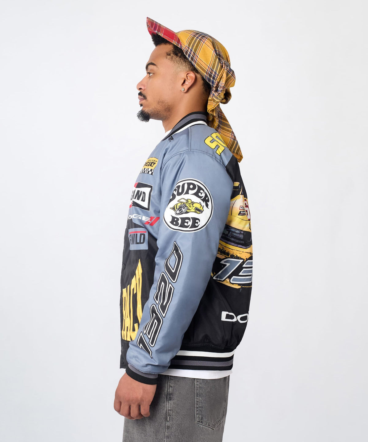 Dodge Scatpack Racing Varsity Jacket - Black | Reason Clothing Everyday