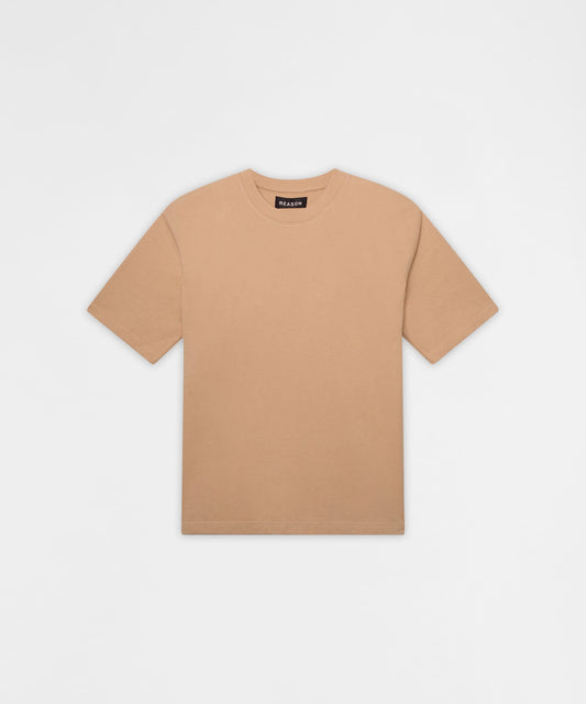 Essential French Terry Short Sleeve Tee - Tan | Reason Clothing Discount