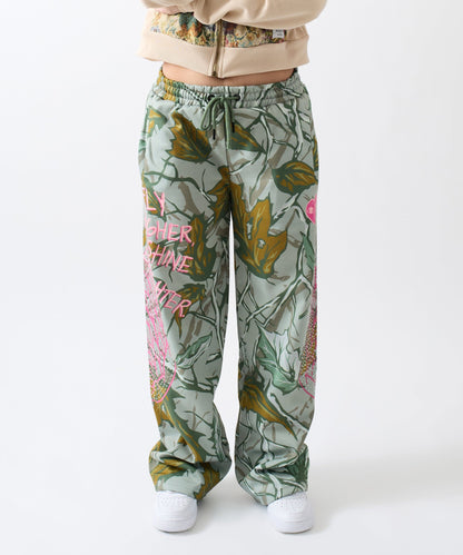 Fly Higher Women's Fleece Flare Sweatpants - Olive Green | Reason Clothing New