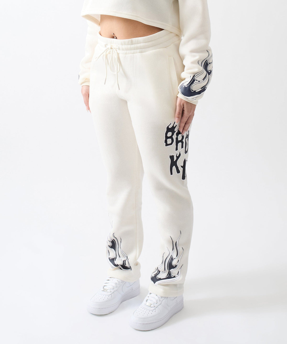 Women Brooklyn Sweatpants - Cream | Reason Clothing Smart Buy