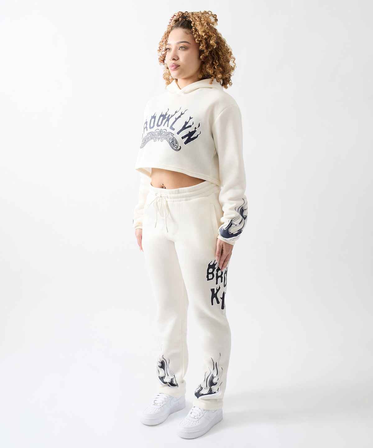 Women Brooklyn Sweatpants - Cream | Reason Clothing Smart Buy