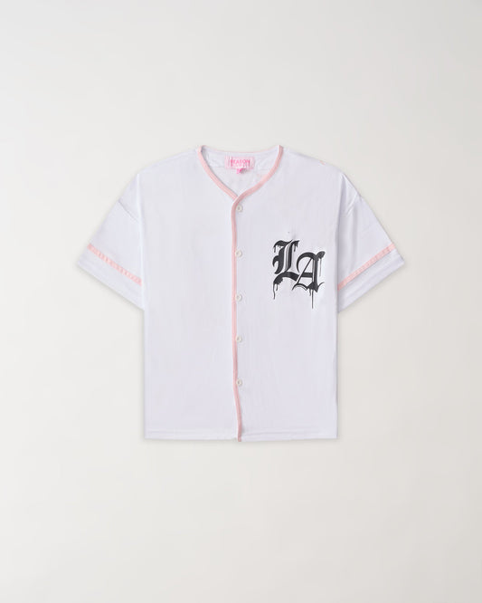 Los Angeles Sweet Rebel Women's Graphic Short Sleeve Cropped Shirt | Reason Clothing Special Offer