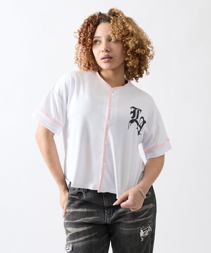 Los Angeles Sweet Rebel Women's Graphic Short Sleeve Cropped Shirt | Reason Clothing Special Offer