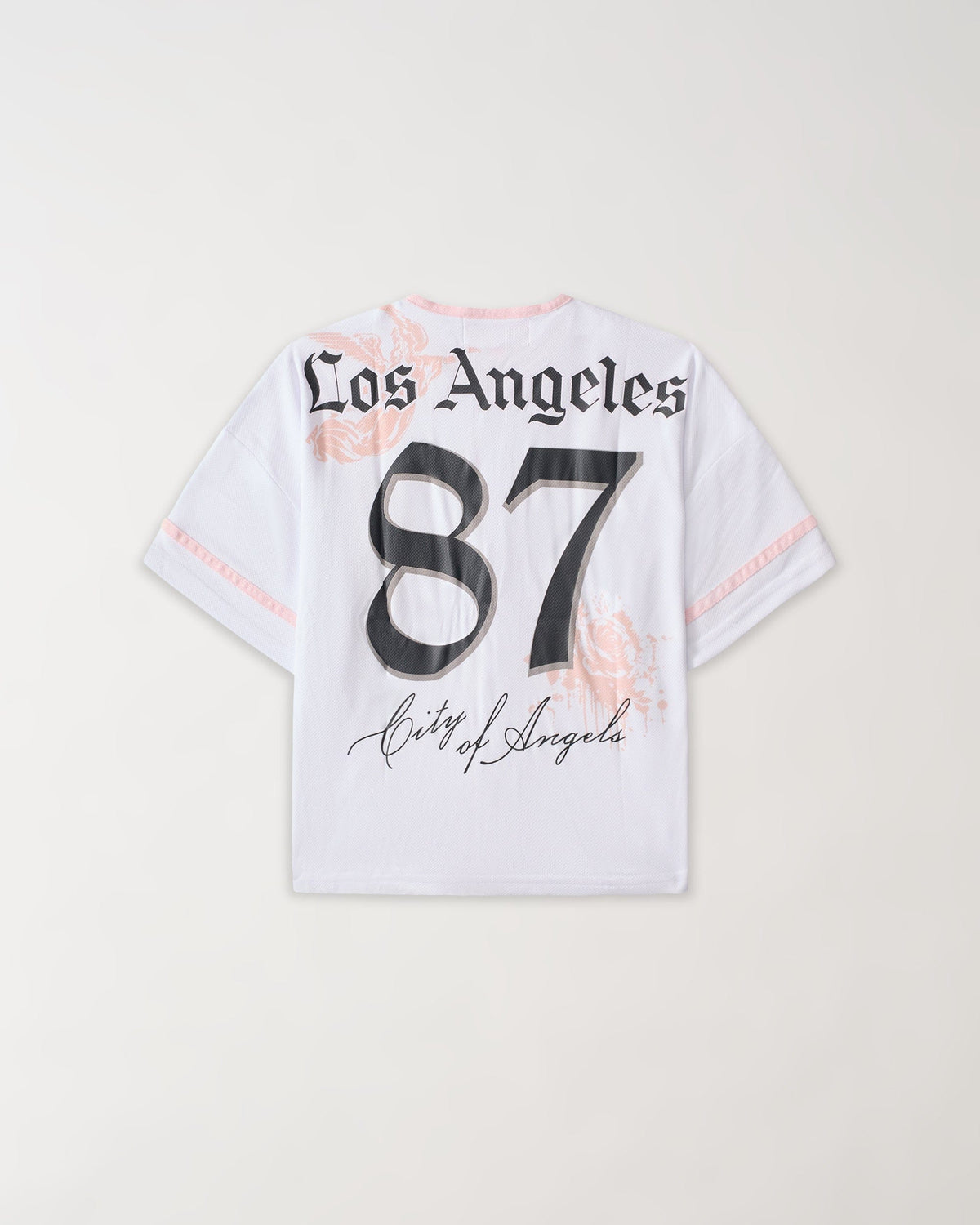 Los Angeles Sweet Rebel Women's Graphic Short Sleeve Cropped Shirt | Reason Clothing Special Offer
