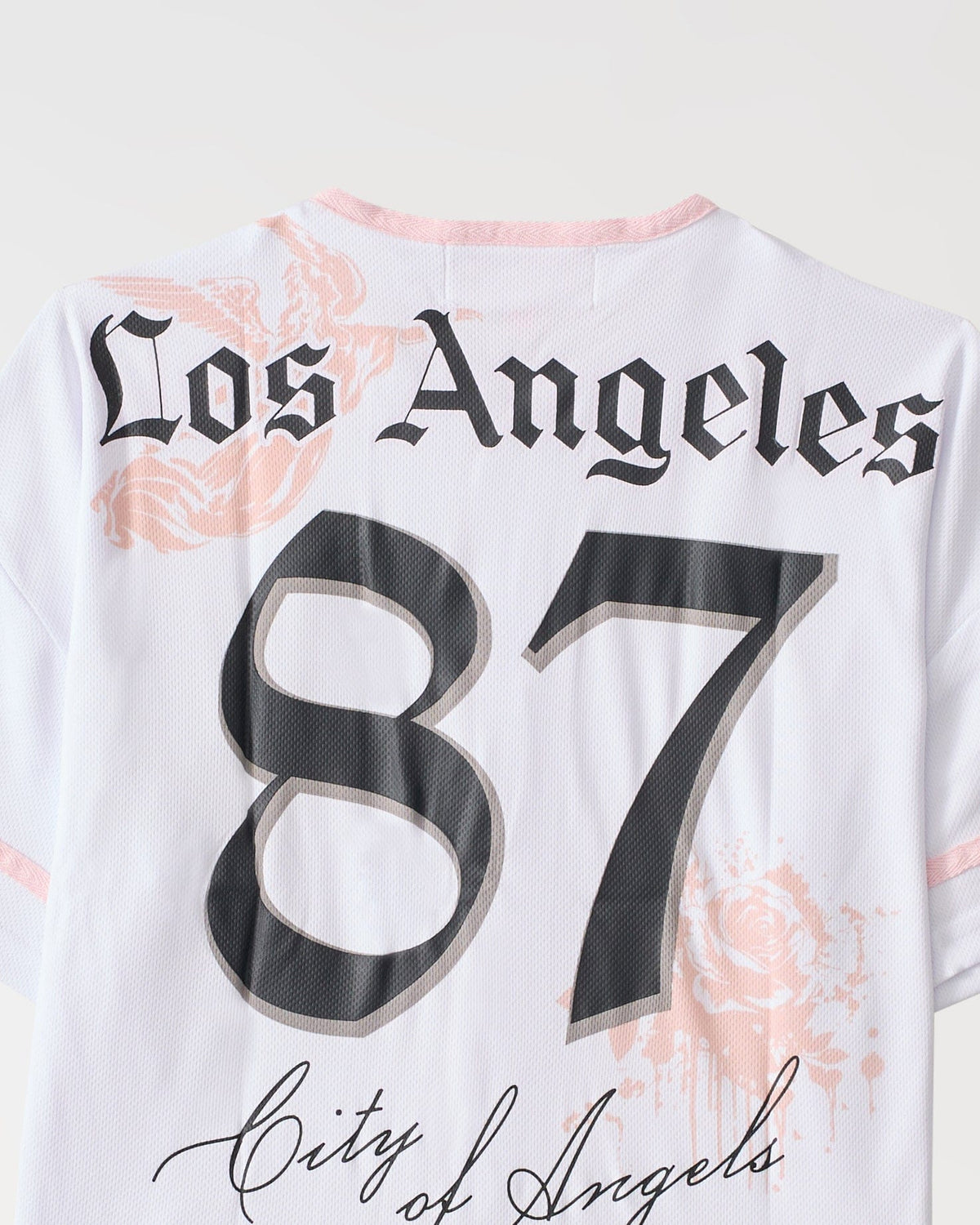 Los Angeles Sweet Rebel Women's Graphic Short Sleeve Cropped Shirt | Reason Clothing Special Offer
