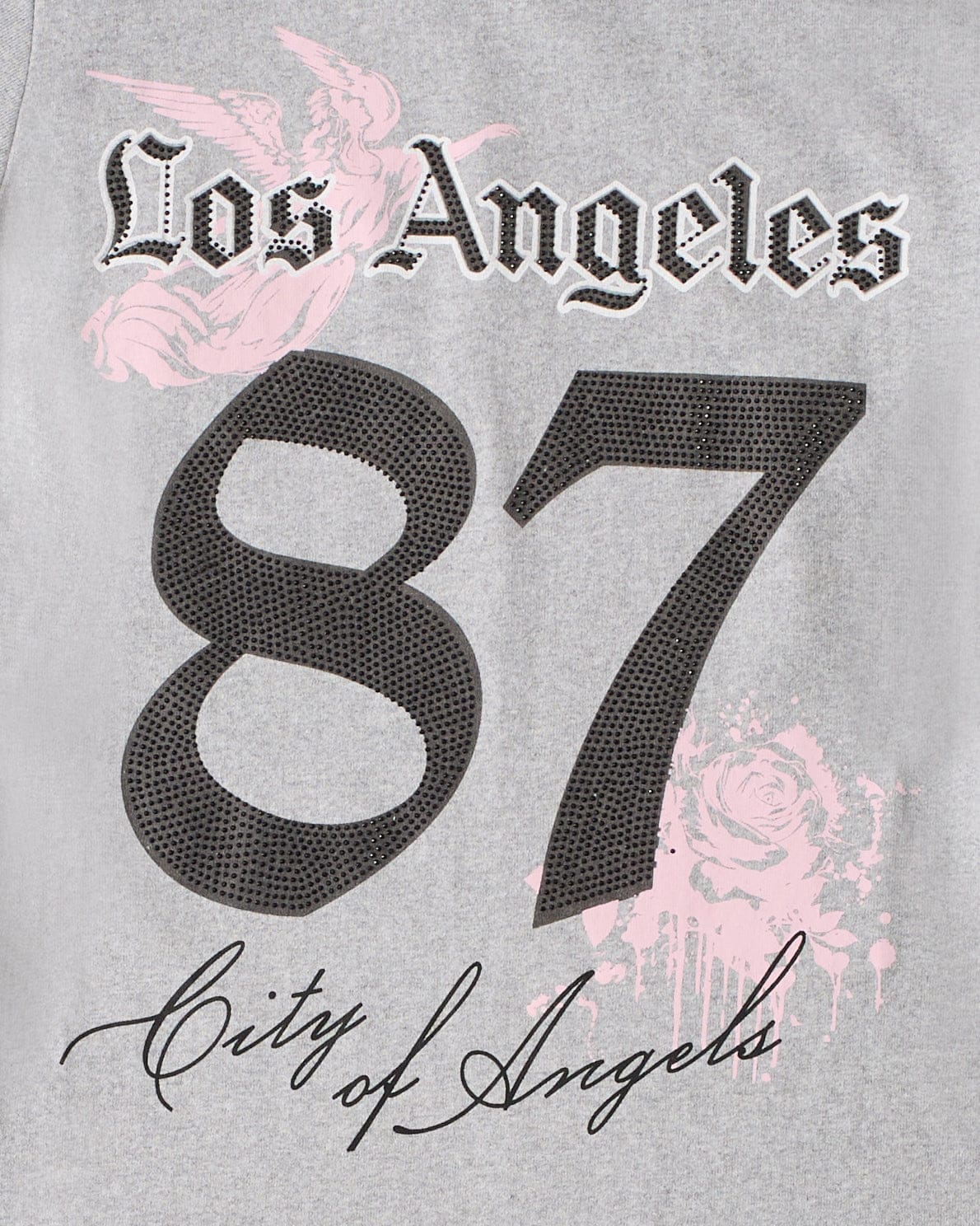 LA Angels Graphic Bodycon Women's Dress - Grey | Reason Clothing Premium