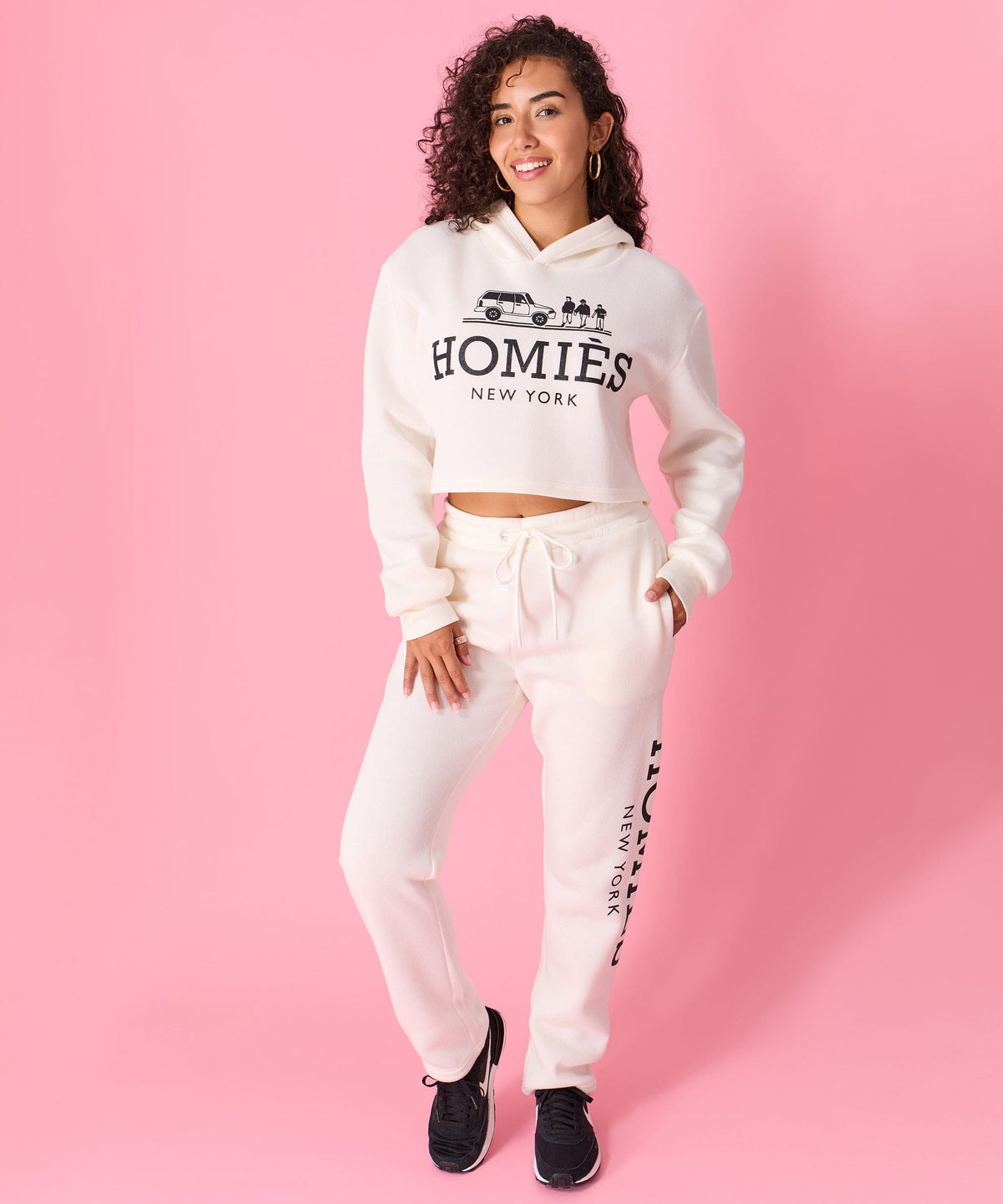 Homies Women's Jogger Pants - Cream | Reason Clothing Quality