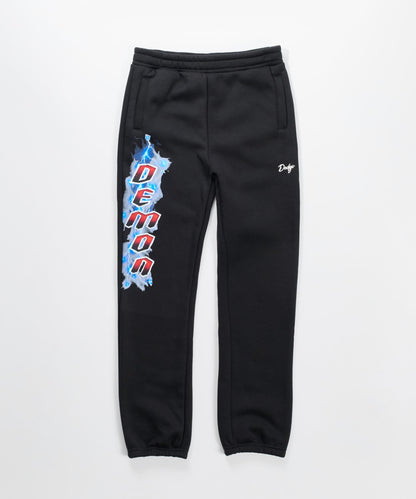 Dodge Demon Lightning Kid's Jogger - Black | Reason Clothing Quality