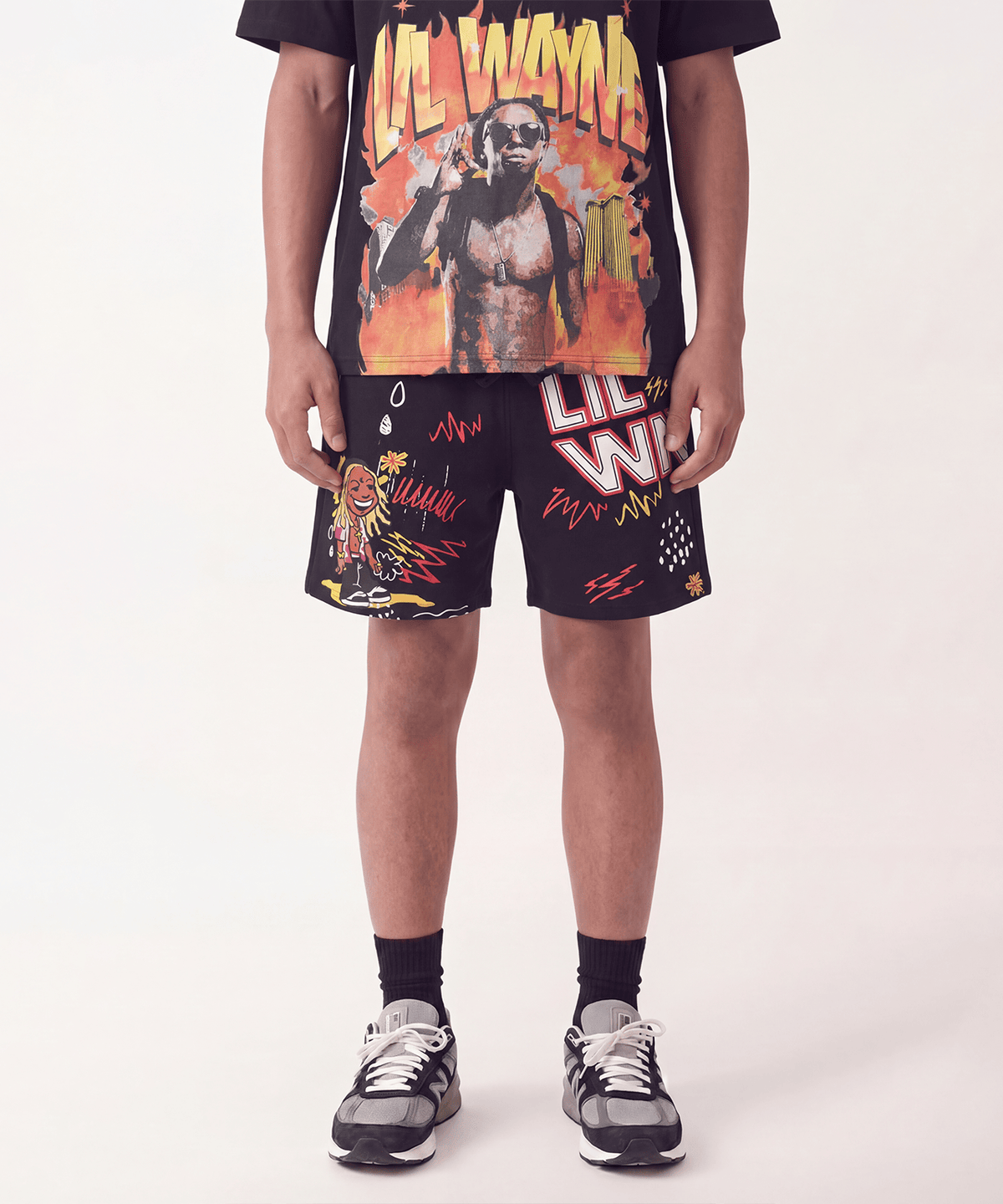 Kids Lil Wayne Fleece Short - Black | Reason Clothing Deals