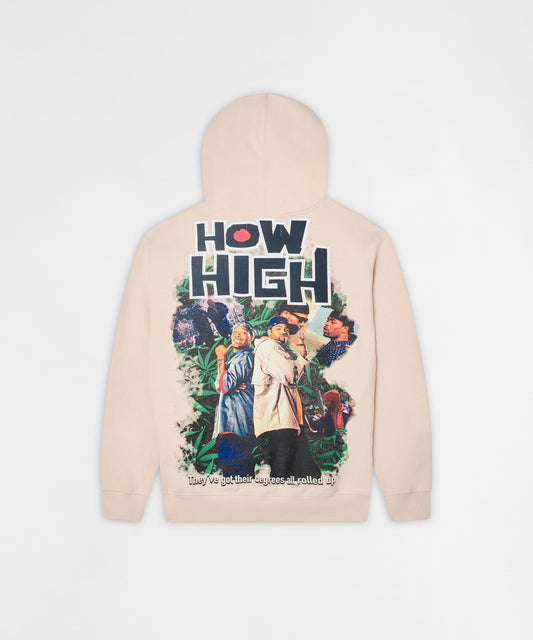 How High They've Got Their Degrees Graphic Hoodie - Tan | Reason Clothing Trusted