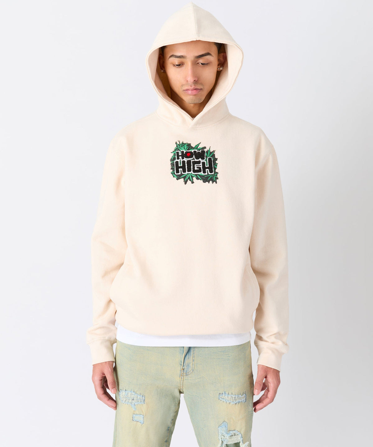 How High They've Got Their Degrees Graphic Hoodie - Tan | Reason Clothing Trusted