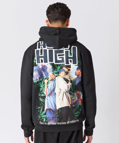How High They've Got Their Degrees Graphic Hoodie - Black | Reason Clothing Customer Favorite